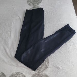 BuffBunny Black Shine and Mesh Leggings